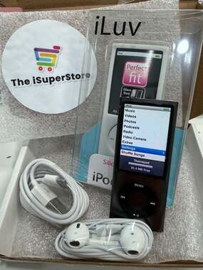 Apple iPod Nano 5th Generation Black 8GB/16GB Model A1320 + 1 YR CPS WRNTY